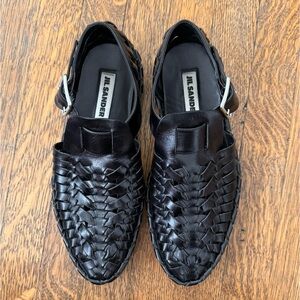 ❌SOLD❌Jil Sander Huarache black sandals